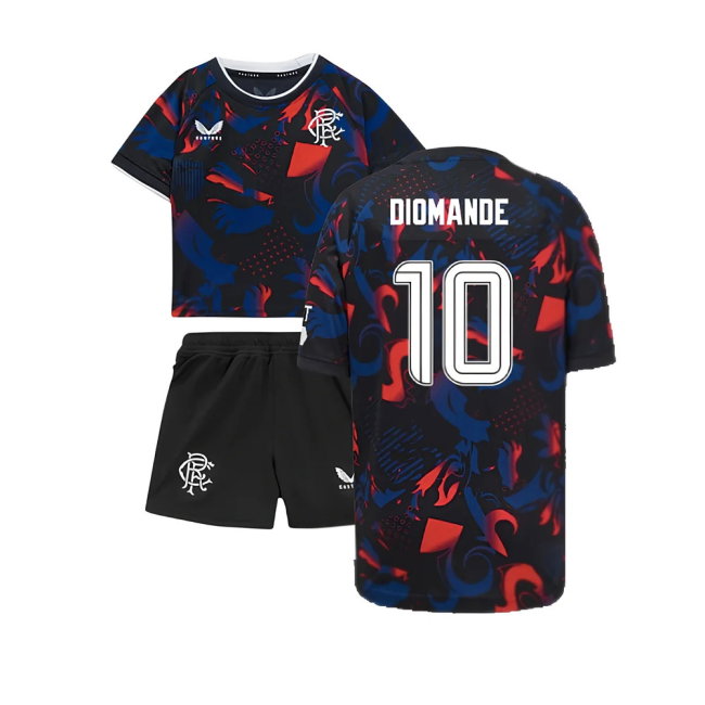 2024-2025 Rangers Third Baby Kit (Diomande 10)-SoccerKits Hub | Buy Soccer Jerseys Online